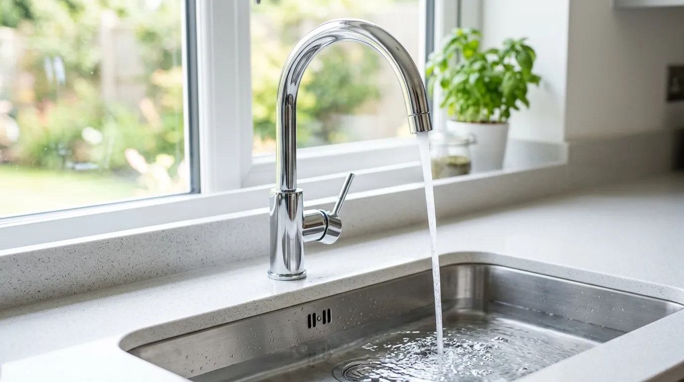 Local Plumbing Master Pros same day plumber fixing a faucet in Oak Ridge, NC